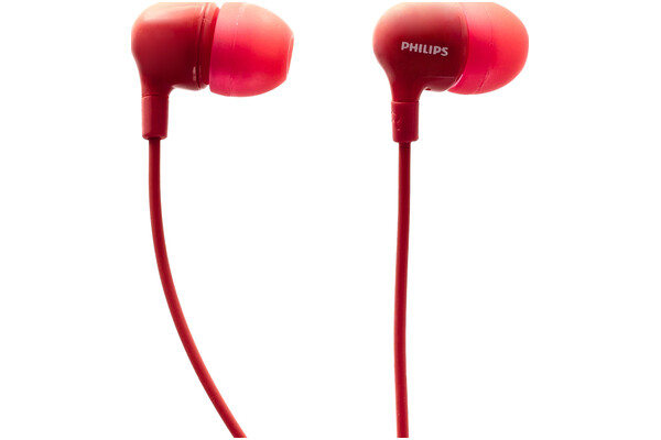 Słuchawki Philips SHE3555RD00 Dokanałowe Przewodowe czerwony