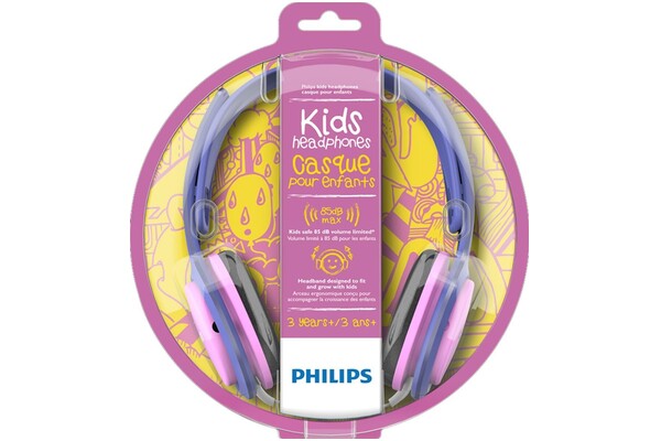 Słuchawki Philips SHK2000PK Nauszne Przewodowe różowy