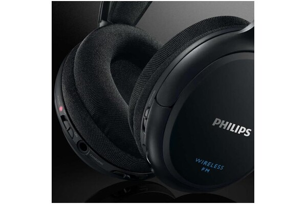 Słuchawki Philips SHC5200 Nauszne Bezprzewodowe czarny