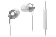 Słuchawki Philips SHE3855SL00 Dokanałowe Przewodowe biało-srebrny