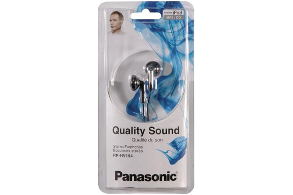 Słuchawki Panasonic RPHV154EK Douszne Przewodowe czarny