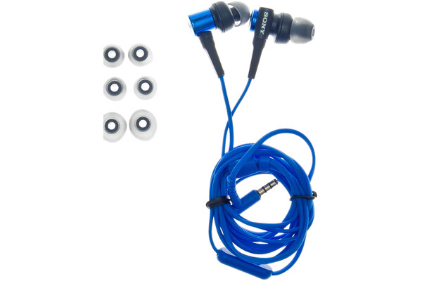Słuchawki Sony MDRXB50APL Dokanałowe Przewodowe niebieski