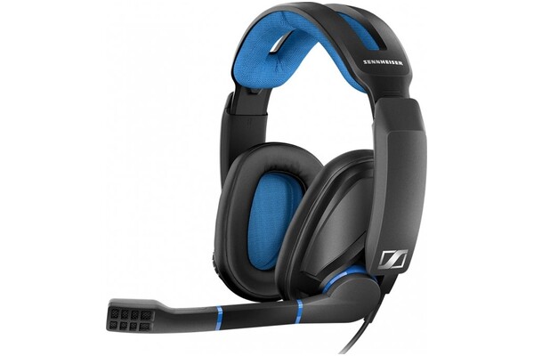 Słuchawki Sennheiser GSP300 Epos Nauszne Przewodowe czarno-niebieski