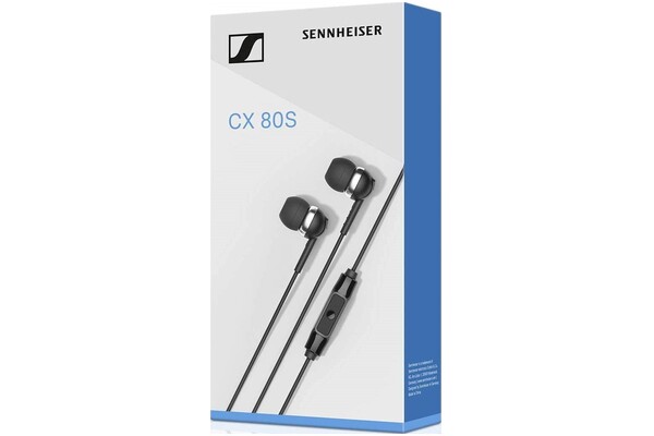 Słuchawki Sennheiser CX80 Dokanałowe Przewodowe czarny