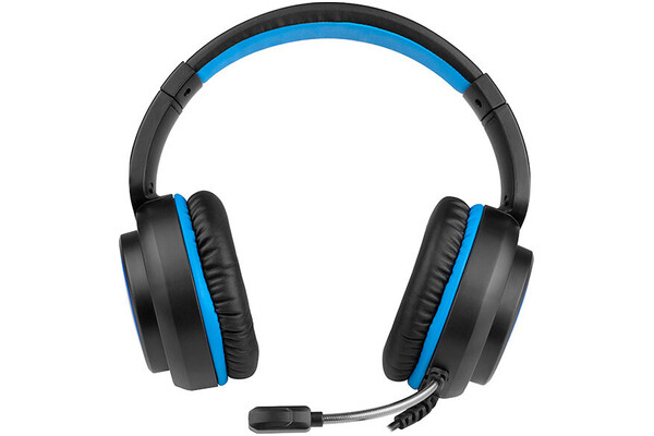Słuchawki Tracer Dragon Nauszne Przewodowe czarno-niebieski