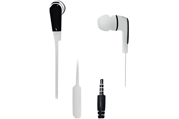 Słuchawki Vakoss SK135W Dokanałowe Przewodowe biały
