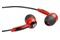 Słuchawki DEFENDER Basic 604 Dokanałowe Przewodowe czarno-czerwony