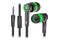 Słuchawki DEFENDER Pulse 420 Dokanałowe Przewodowe czarno-zielony