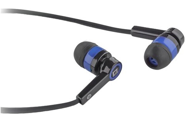 Słuchawki DEFENDER Pulse 420 Dokanałowe Przewodowe czarno-niebieski