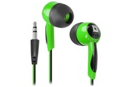 Słuchawki DEFENDER Basic 604 Dokanałowe Przewodowe czarno-zielony