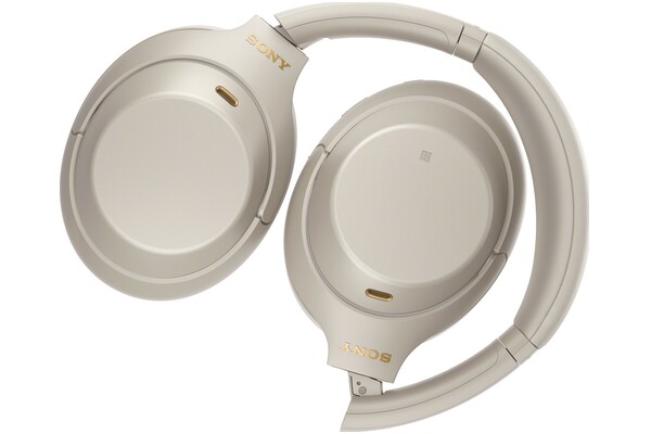 Słuchawki Sony WH1000XM4C Nauszne Bezprzewodowe srebrny