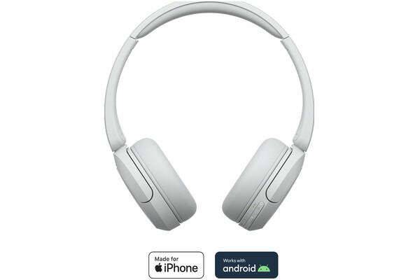 Słuchawki Sony WHCH520 Nauszne Bezprzewodowe biały