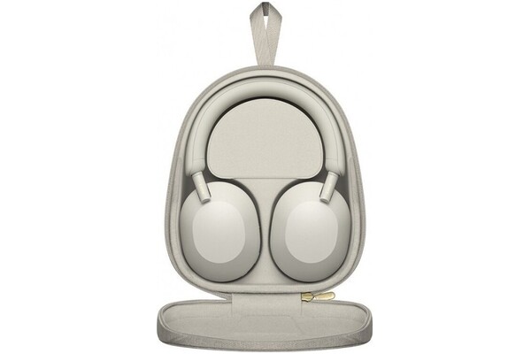 Słuchawki Sony WH1000XM5 Nauszne Bezprzewodowe srebrny