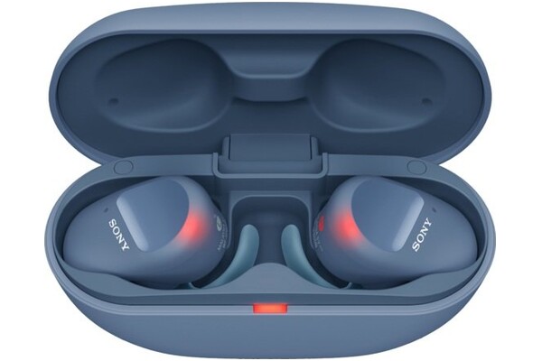 Słuchawki Sony WFSP800N Dokanałowe Bezprzewodowe niebieski