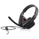 Słuchawki MODECOM MC823 Ranger Nauszne Przewodowe czarno-czerwony