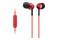 Słuchawki Sony MDREX110APR Dokanałowe Przewodowe czerwony