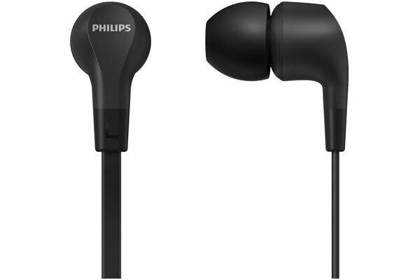Słuchawki Philips TAE1105BK00 Dokanałowe Przewodowe czarny
