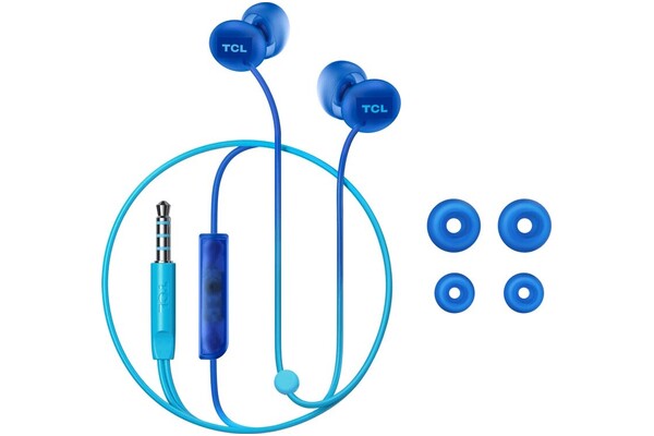 Słuchawki TCL SOCL300 Dokanałowe Przewodowe niebieski