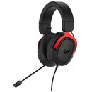 Słuchawki ASUS TUF Gaming H3 Nauszne Przewodowe czarno-czerwony