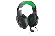 Słuchawki Trust GXT323X Carus Nauszne Przewodowe czarno-zielony