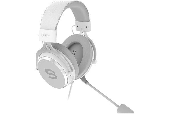 Słuchawki SPC Gear Viro Plus Nauszne Przewodowe biały
