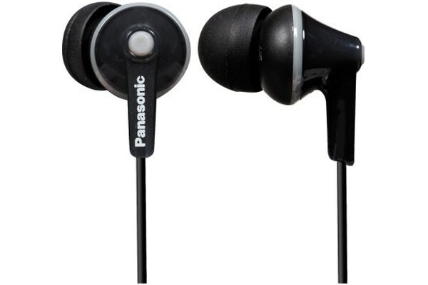 Słuchawki Panasonic RPHJE125EK Dokanałowe Przewodowe czarny