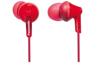 Słuchawki Panasonic RPHJE125ER Dokanałowe Przewodowe czerwony