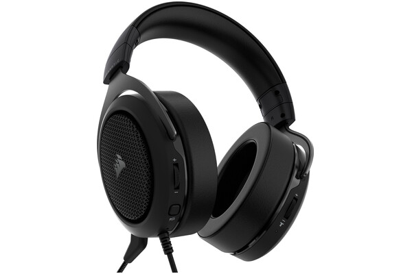 Słuchawki CORSAIR HS60 Haptic Nauszne Przewodowe czarno-szary