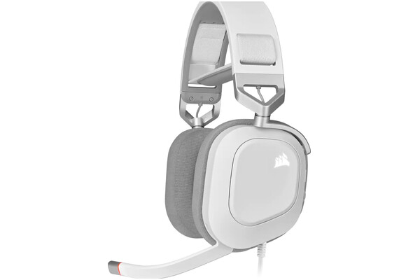 Słuchawki CORSAIR HS80 Nauszne Przewodowe biały