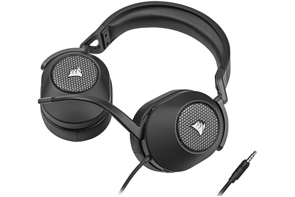 Słuchawki CORSAIR HS65 Nauszne Przewodowe czarny