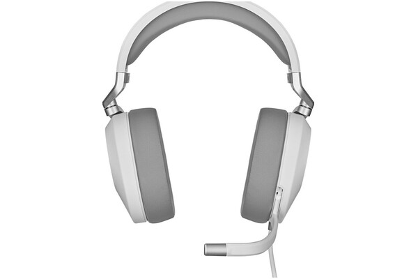 Słuchawki CORSAIR HS65 Nauszne Przewodowe biały