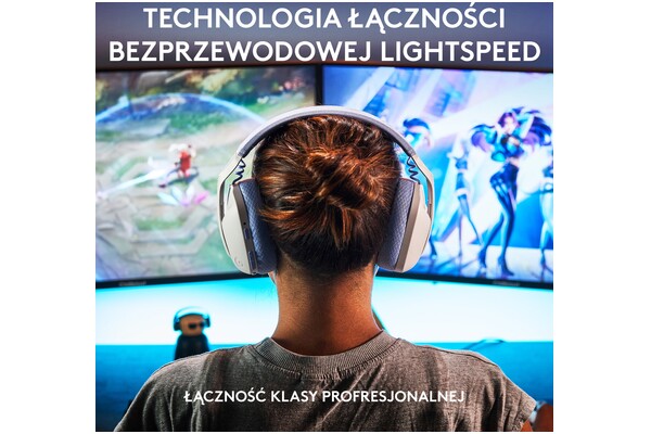 Słuchawki Logitech G435 Lightspeed Nauszne Bezprzewodowe niebieski