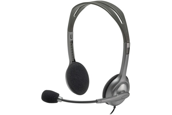 Słuchawki Logitech H111 Nauszne Przewodowe czarny