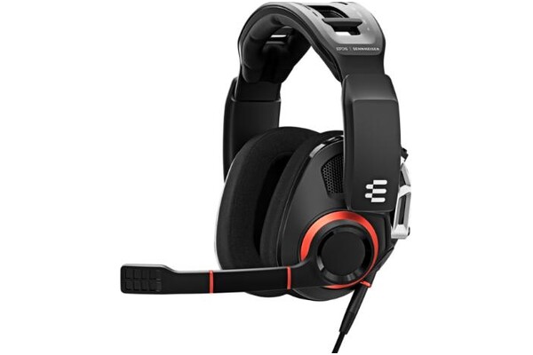 Słuchawki Sennheiser GSP500 Epos Nauszne Przewodowe czarno-czerwony