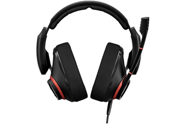 Słuchawki Sennheiser GSP500 Epos Nauszne Przewodowe czarno-czerwony