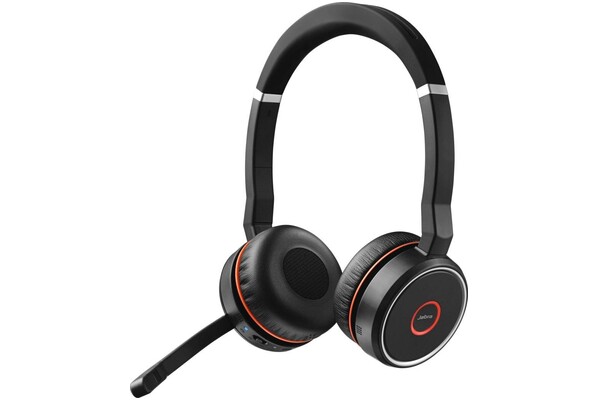 Słuchawki Jabra Evolve 75 Nauszne Bezprzewodowe czarny
