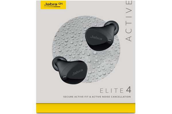 Słuchawki Jabra Elite 4 Active Dokanałowe Bezprzewodowe czarny