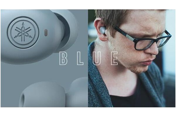 Słuchawki Yamaha TWE3B Dokanałowe Bezprzewodowe niebieski
