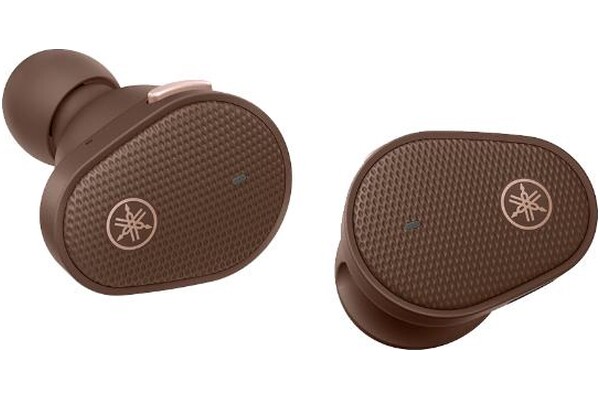 Słuchawki Yamaha TWE5B Dokanałowe Bezprzewodowe brązowy