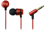Słuchawki SoundMAGIC E50 Dokanałowe Przewodowe czerwono-czarny