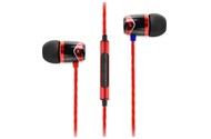 Słuchawki SoundMAGIC E10C Dokanałowe Przewodowe czerwono-czarny