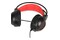 Słuchawki iBOX X3 Aurora Nauszne Przewodowe czarno-czerwony