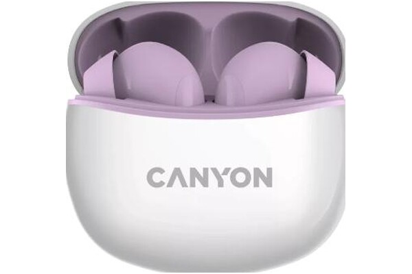 Słuchawki Canyon TWS5 Dokanałowe Bezprzewodowe fioletowy