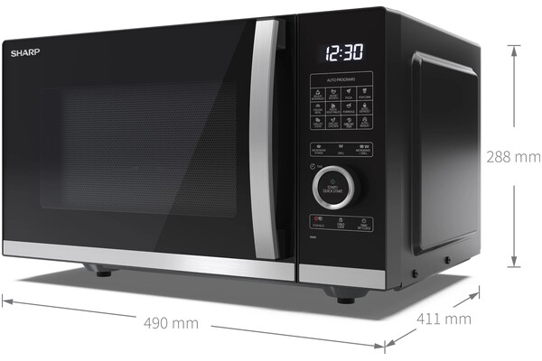 Kuchenka mikrofalowa Sharp YCQG254AEB 25.0l 900W