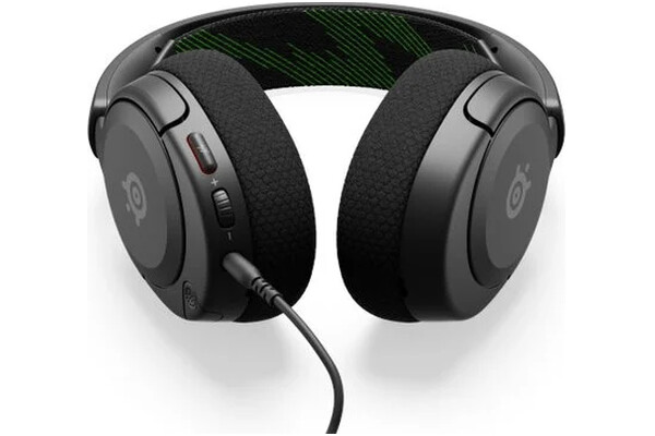 Słuchawki SteelSeries Arctis Nova 1X Nauszne Przewodowe Czerwono-zielony