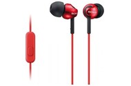 Słuchawki Sony MDREX110APR Douszne Przewodowe czerwono-czarny