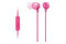 Słuchawki Sony MDREX15AP Douszne Przewodowe różowy