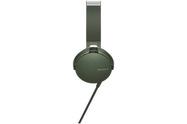 Słuchawki Sony MDRXB550AP Nauszne Przewodowe zielony