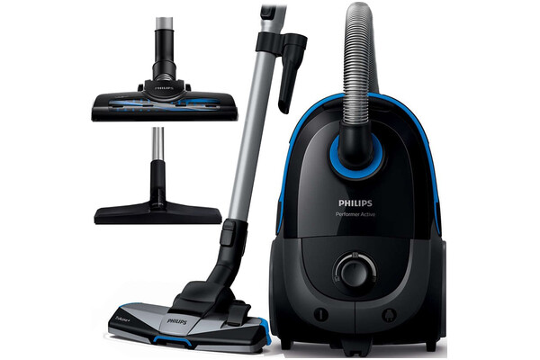 Odkurzacz Philips FC857809 Performer Active tradycyjny workowy 650W czarno-niebieski
