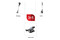 Odkurzacz Tefal TY9256 Air Force 360 All-in-one pionowy z pojemnikiem czarny